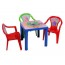 Detská plastová stolička, ružová